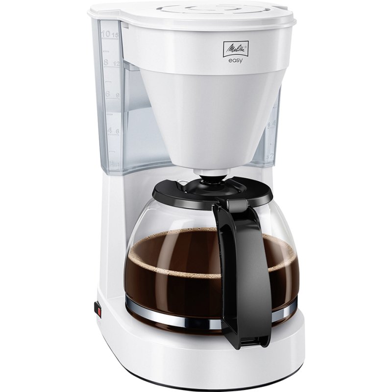 Melitta cafetière EASY II, blanc, 10 tasses, 1050 watts